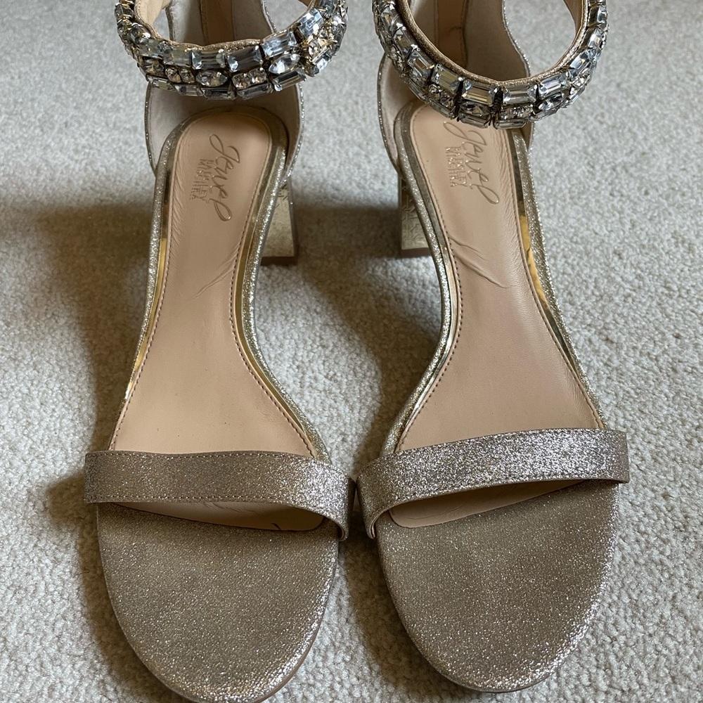 Badgley Mischka Katerina Ankle Strap Dress Sandal Size 8.5